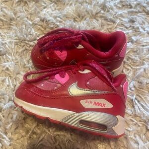Nike Kids Red and Pink Air Max Sneakers